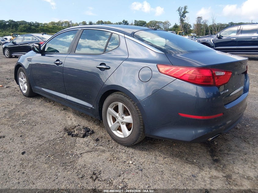 2015 KIA OPTIMA SEDAN 2.4L I-4 DI, DOHC, VVT, REGULAR , 192HP