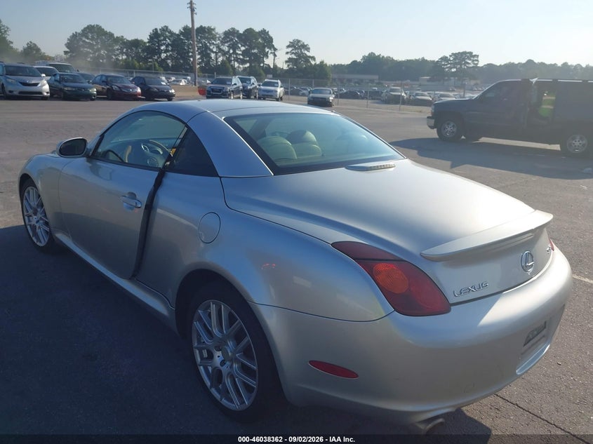 2005 LEXUS SC 430 auction photo 3