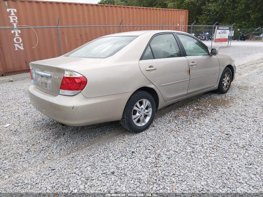 TOYOTA CAMRY 2005 VIN 4T1BE32K55U052472