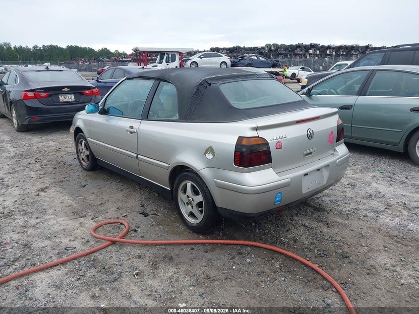 VOLKSWAGEN CABRIO 1999 VIN 3VWDB61E8XM816497