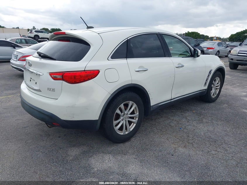 Vin: jn8as1mw8bm731911, lot: 46537875, infiniti fx35 20114