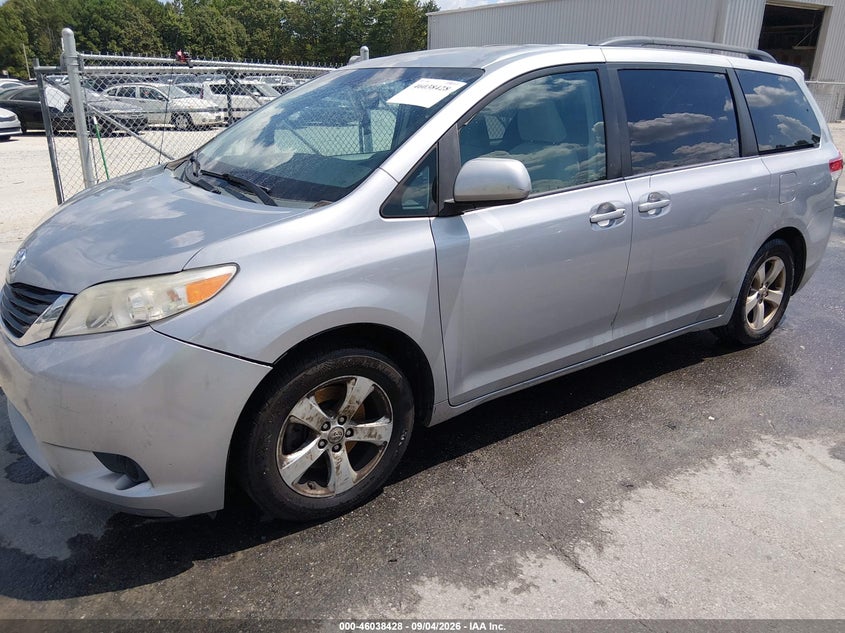 Vin: 5tdkk3dc9cs234843, lot: 46537883, toyota sienna le v6 8 passenger 20122