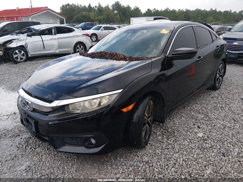 Vin: 19xfc1f81ge002717, lot: 46537910, honda civic ex-l 20162
