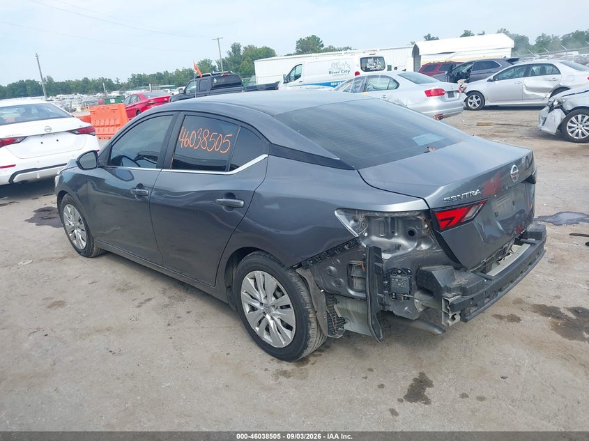 2020 NISSAN SENTRA auction photo 3
