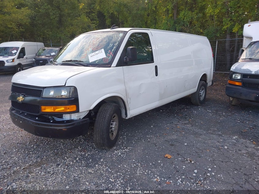 Vin: 1gcwgbfp8r1288086, lot: 46537967, chevrolet express cargo rwd 2500 extended wheelbase wt 20242