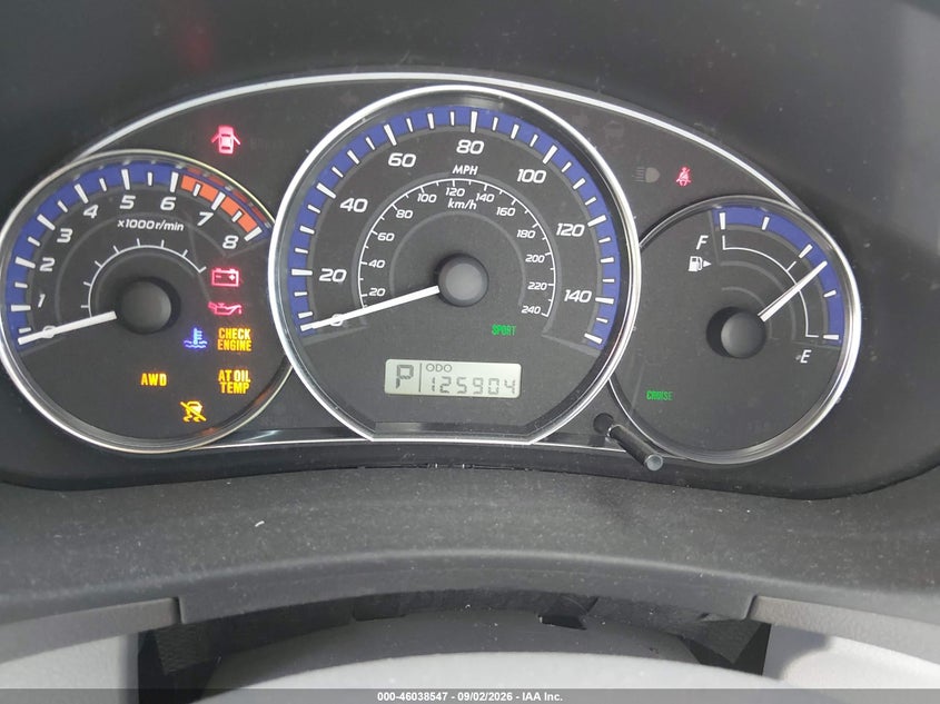 2010 SUBARU FORESTER auction photo 7