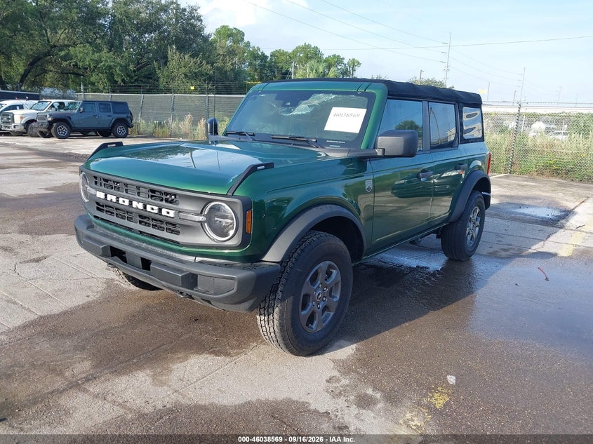 Vin: 1fmde7bh8slb32905, lot: 46538024, ford bronco big bend 20252