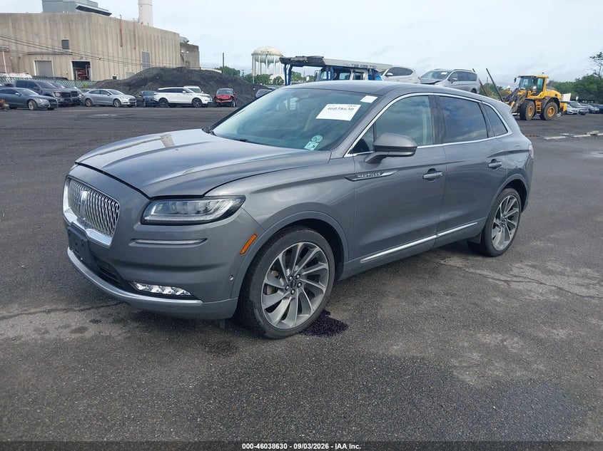 LINCOLN NAUTILUS 2021 VIN 2LMPJ8K94MBL09710