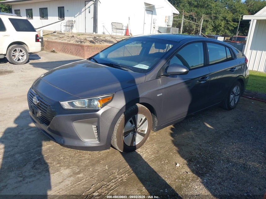 Vin: kmhc65lc8ju099672, lot: 46538138, hyundai ioniq hybrid blue 20182