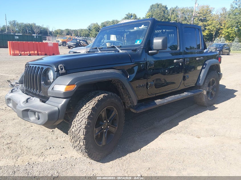 Vin: 1c4hjxdg2lw272597, lot: 46538148, jeep wrangler unlimited sport altitude 4x4 20202