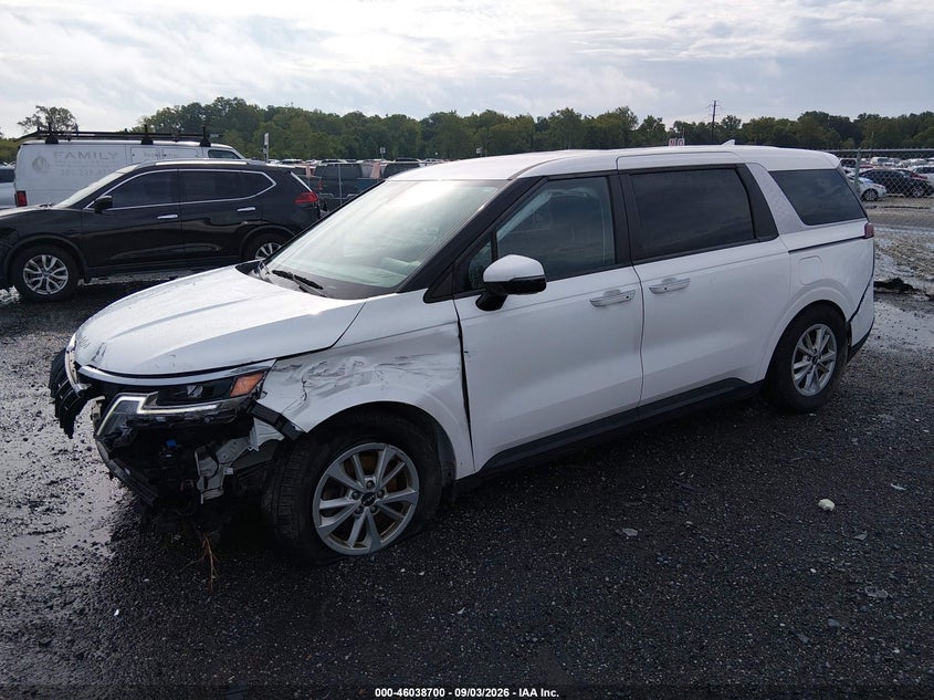 Vin: kndnb4h36r6394863, lot: 46538155, kia carnival mpv lx 20242