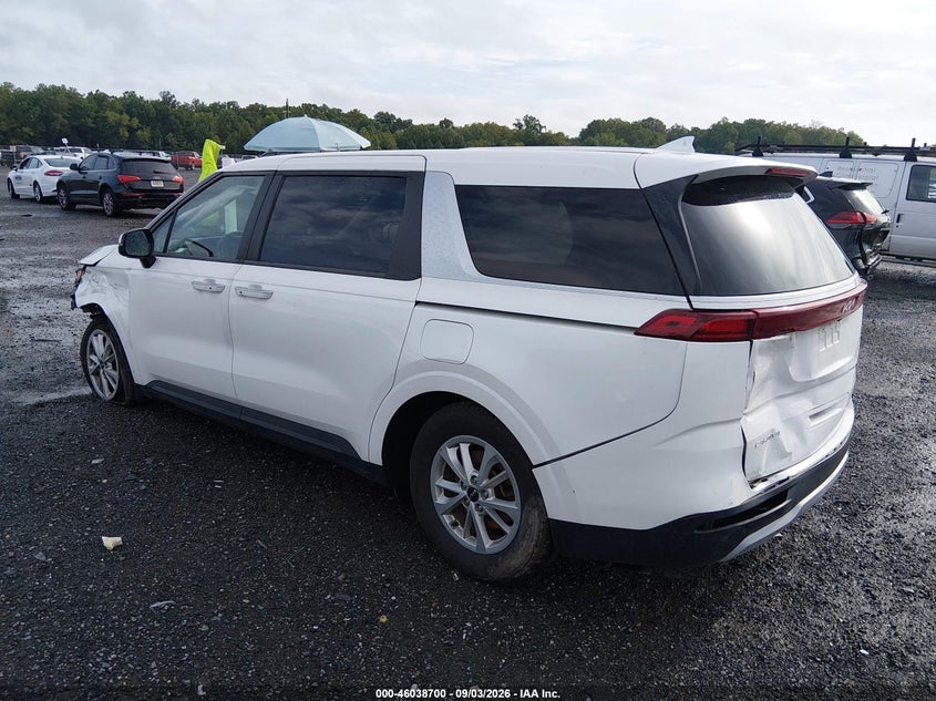 Vin: kndnb4h36r6394863, lot: 46538155, kia carnival mpv lx 20243