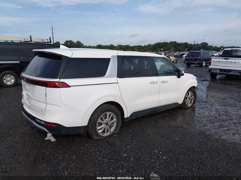 Vin: kndnb4h36r6394863, lot: 46538155, kia carnival mpv lx 20244