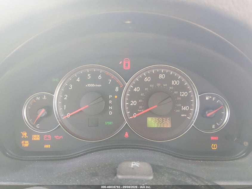 2008 SUBARU LEGACY auction photo 7