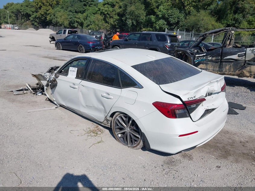 Vin: 2hgfe1f94nh300281, lot: 46538258, honda civic touring 20223