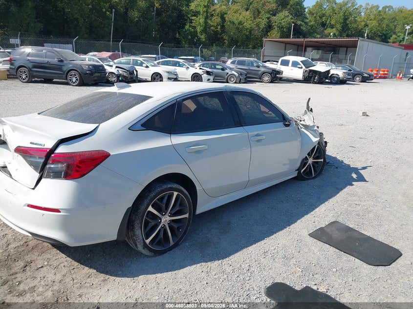 Vin: 2hgfe1f94nh300281, lot: 46538258, honda civic touring 20224