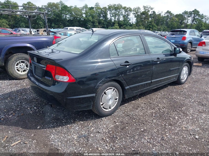 2010 HONDA CIVIC HYBRID auction photo 4