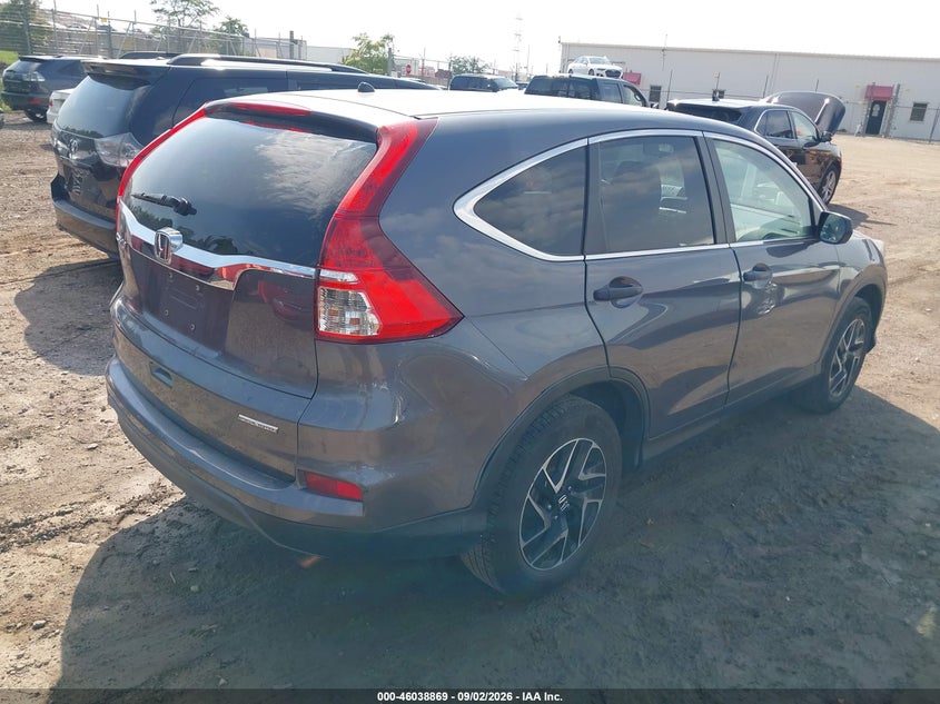 Vin: 5j6rm3h4xgl004645, lot: 46538324, honda cr-v se 20164