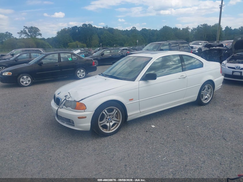 BMW 330CI 2001 VIN WBABN53481JU31541
