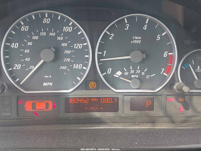 BMW 330CI 2001 VIN WBABN53481JU31541