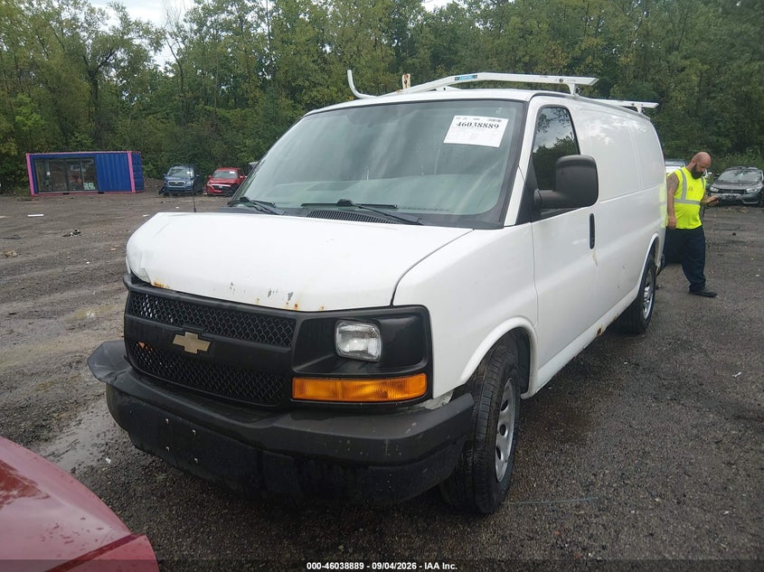 CHEVROLET EXPRESS 1500 2012 VIN 1GCSGAFXXC1160657