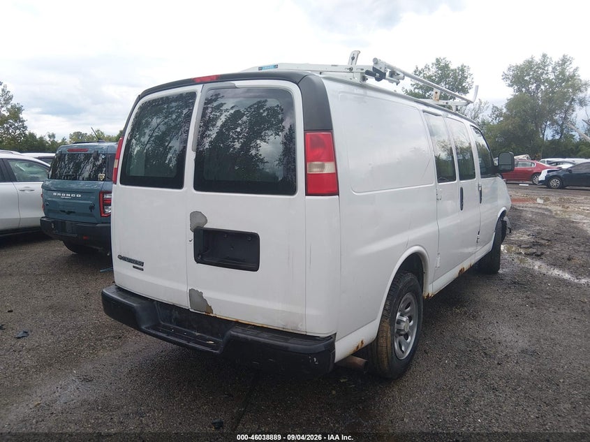 CHEVROLET EXPRESS 1500 2012 VIN 1GCSGAFXXC1160657