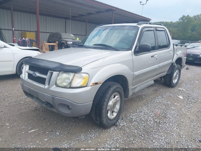 2002 Ford Explorer Sport Trac, Левый бок, IAAI, VIN 1FMZU77E82UC52852 — фото 2