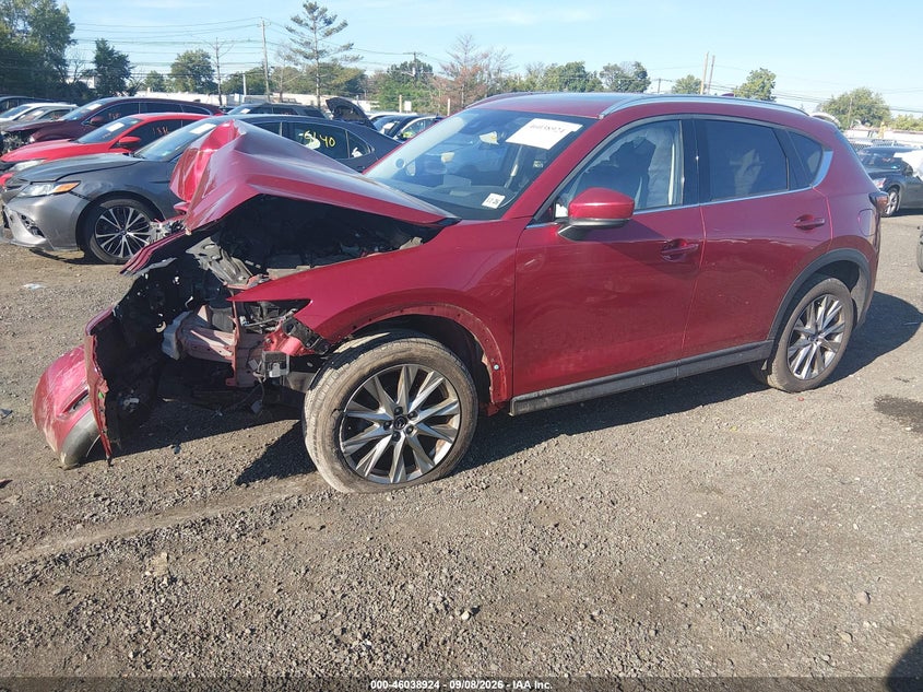 Vin: jm3kfbdm9m1462600, lot: 46538379, mazda cx-5 grand touring 20212