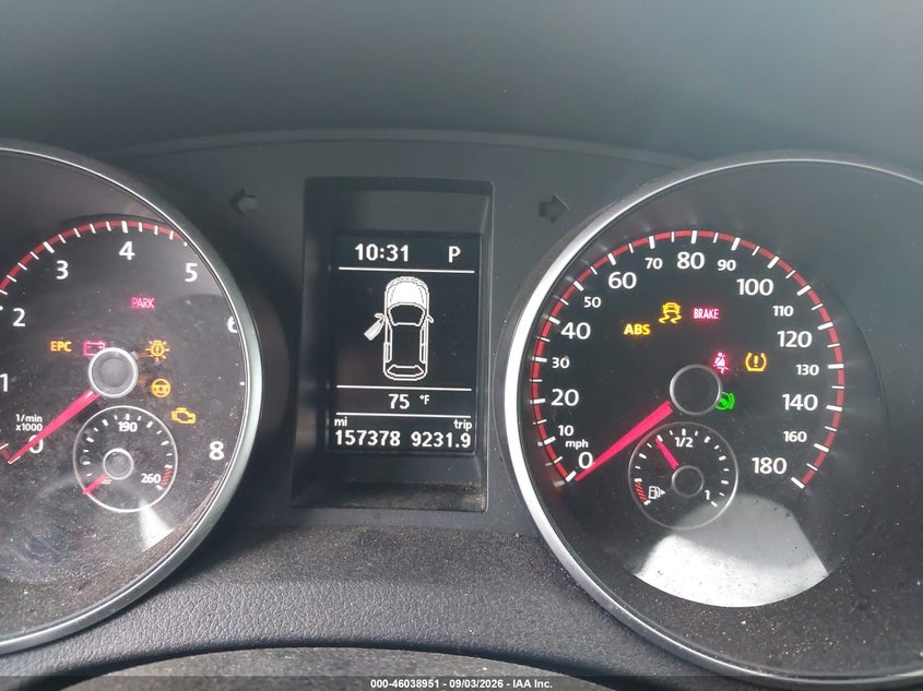 VOLKSWAGEN GTI 2013 VIN WVWHD7AJ1DW119072
