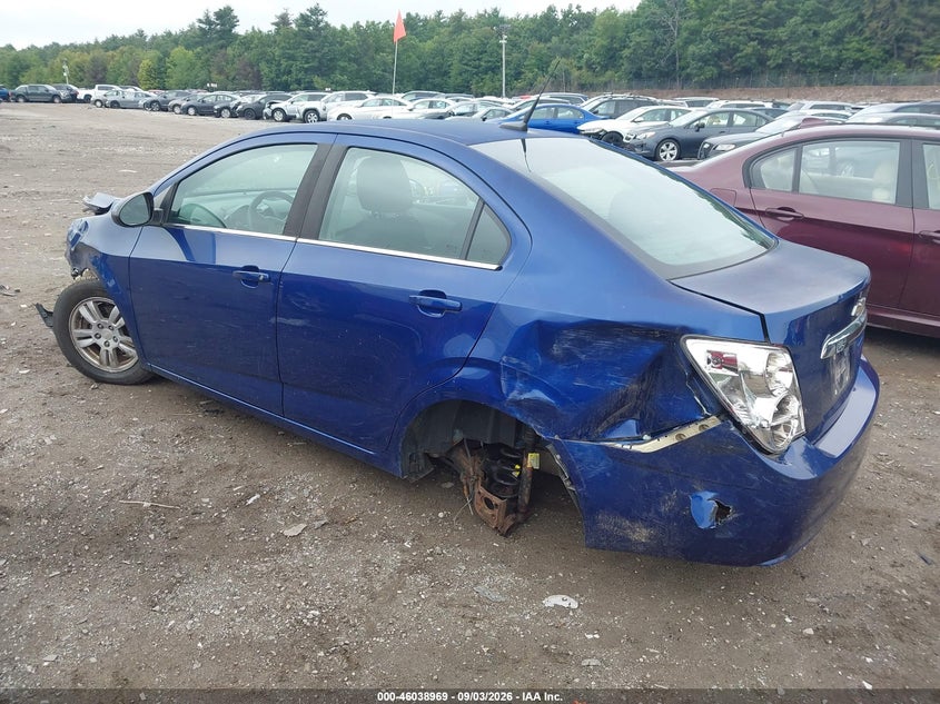 CHEVROLET SONIC 2013 VIN 1G1JC5SG7D4255559