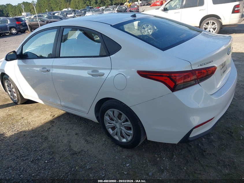 Vin: 3kpc24a68le116141, lot: 46538435, hyundai accent se 20203