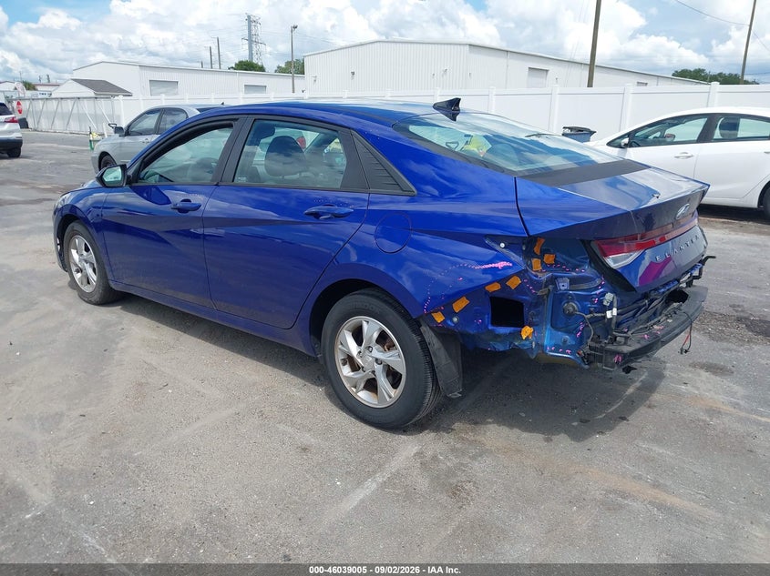 2021 HYUNDAI ELANTRA auction photo 3