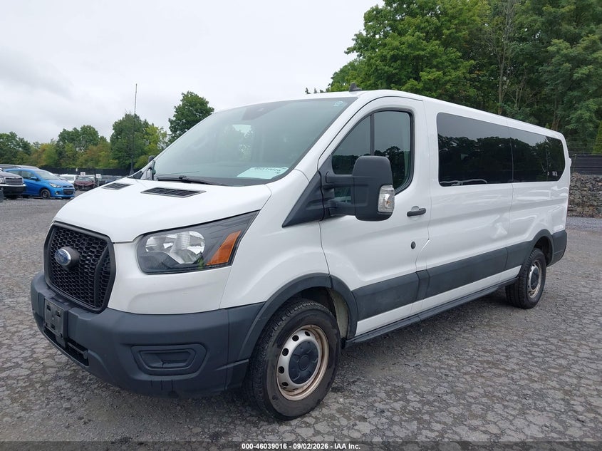 2021 FORD TRANSIT-350 PASSENGER VAN auction photo 2