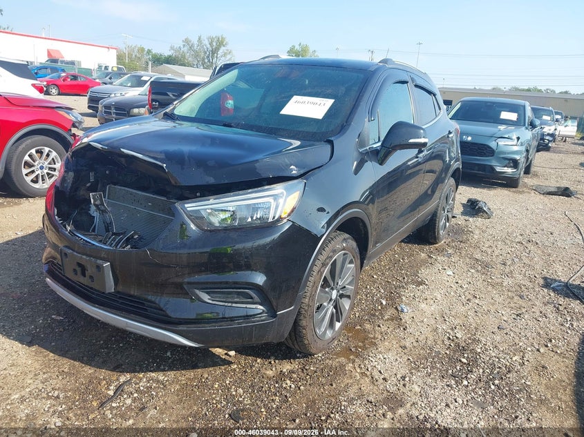 Vin: kl4cjesb0hb019020, lot: 46538498, buick encore preferred 20172