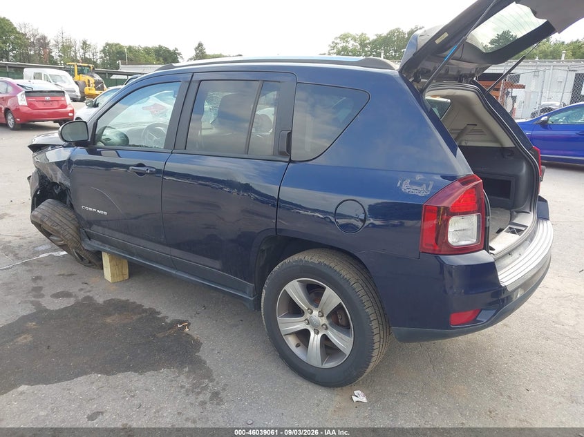 Vin: 1c4njdeb2hd112727, lot: 46538516, jeep compass high altitude 4x4 20173