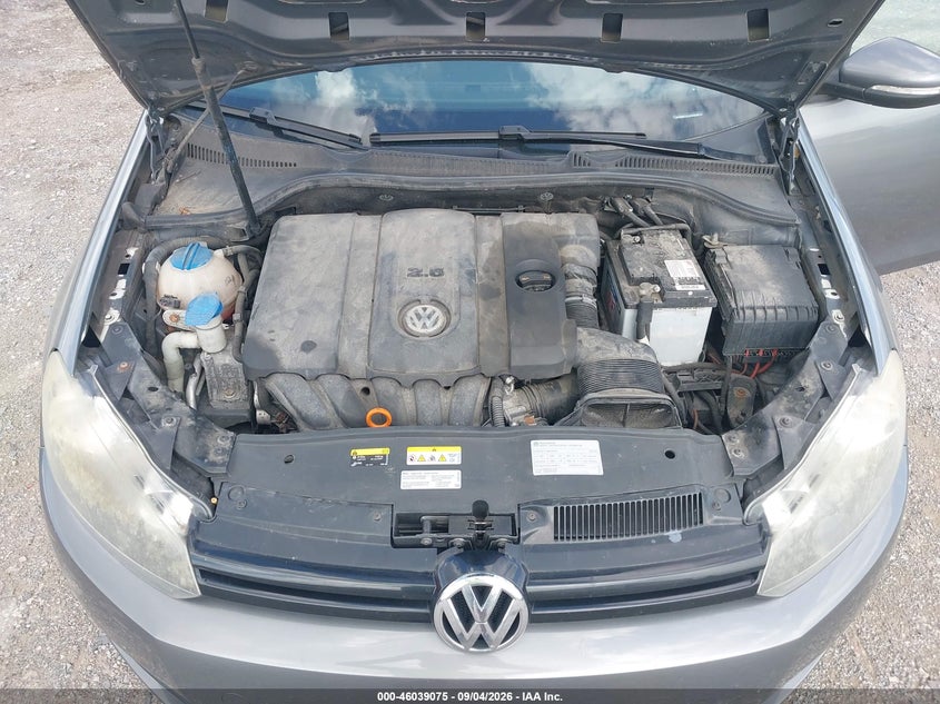 VOLKSWAGEN GOLF 2012 VIN WVWDB7AJ3CW303514