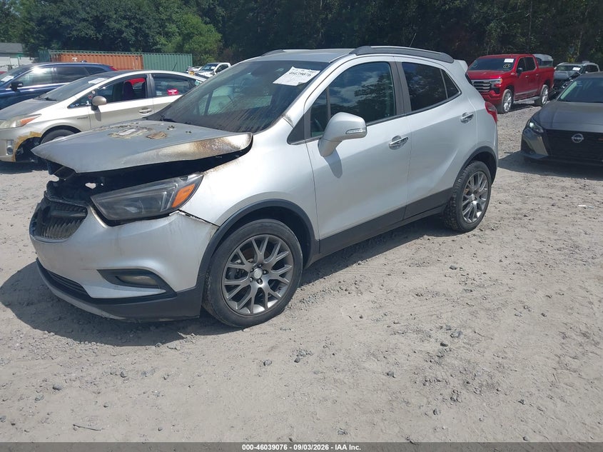 Vin: kl4cj1sb3kb825904, lot: 46538531, buick encore fwd sport touring 20192