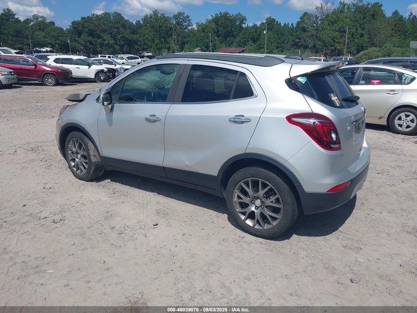 Vin: kl4cj1sb3kb825904, lot: 46538531, buick encore fwd sport touring 20193