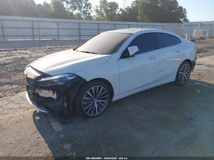 Vin: wba53ak03m7j06808, lot: 46538546, bmw 228i gran coupe sdrive 20212