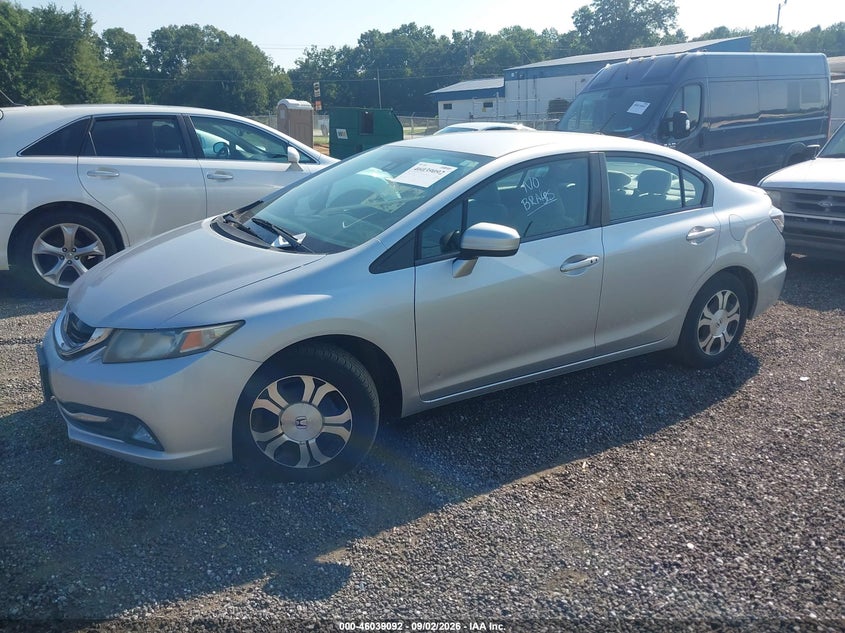 2014 HONDA CIVIC HYBRID auction photo 2