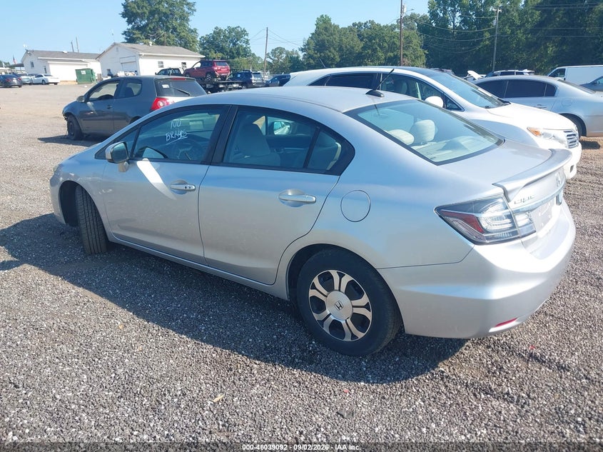 2014 HONDA CIVIC HYBRID auction photo 3