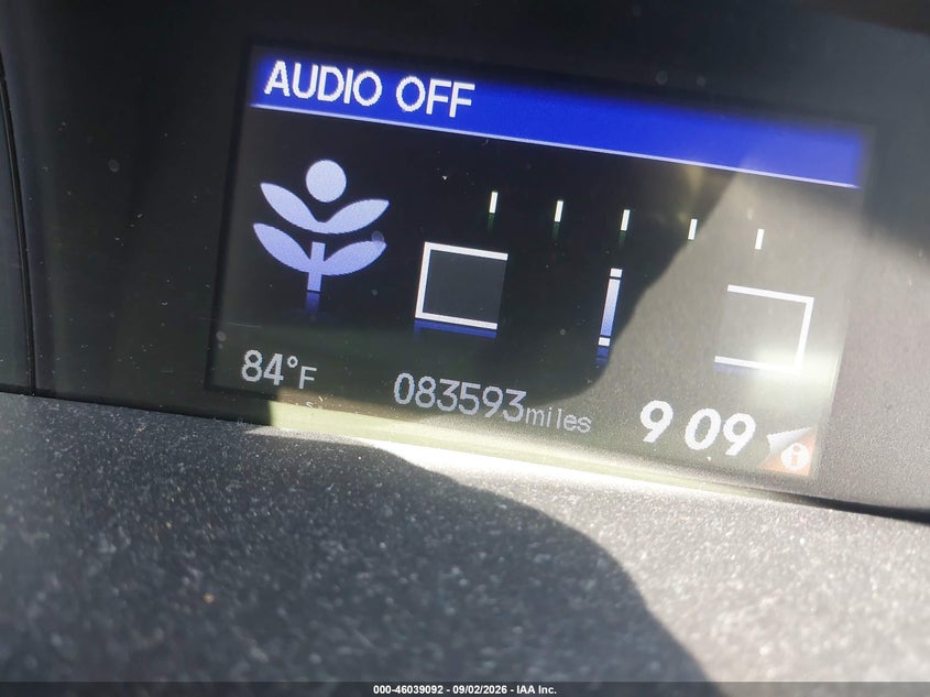 2014 HONDA CIVIC HYBRID auction photo 7