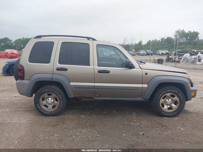 JEEP LIBERTY 2006 VIN 1J4GL48K76W150691