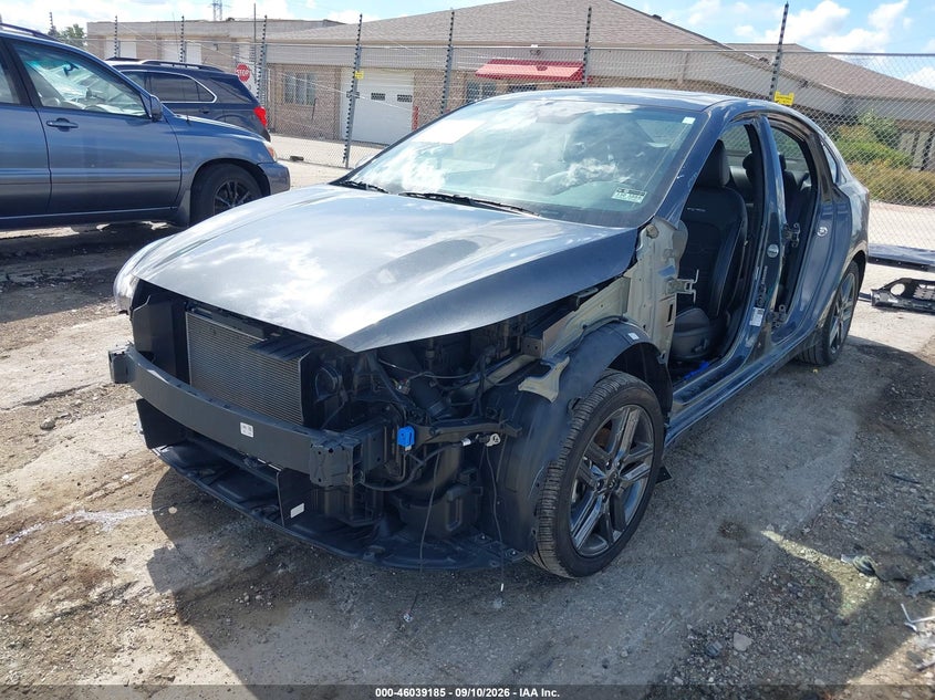 Vin: 3kpf34ad9me398901, lot: 46538640, kia forte gt-line 20212
