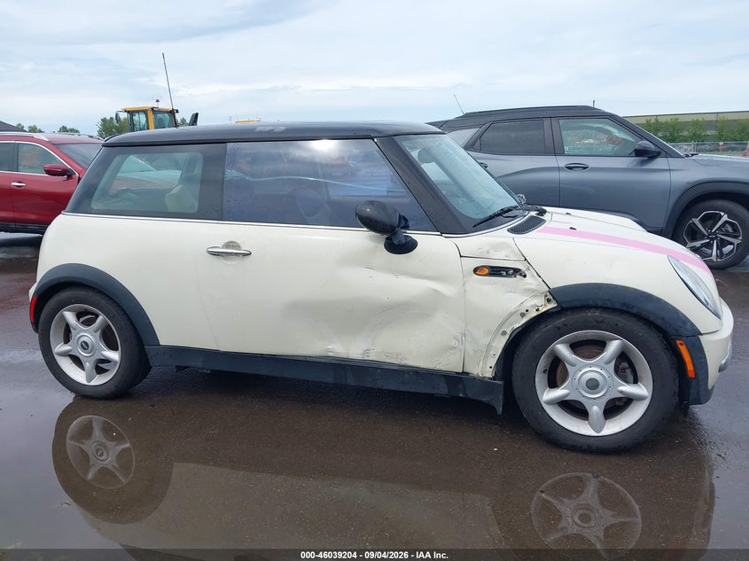 MINI COOPER 2004 VIN WMWRC33464TJ55278