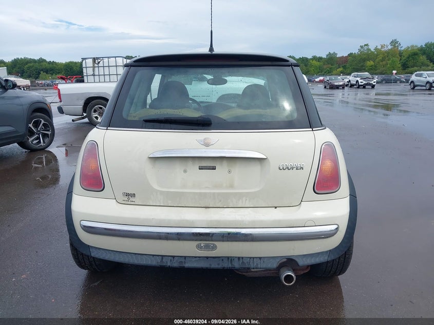MINI COOPER 2004 VIN WMWRC33464TJ55278