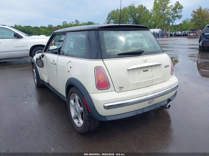 MINI COOPER 2004 VIN WMWRC33464TJ55278