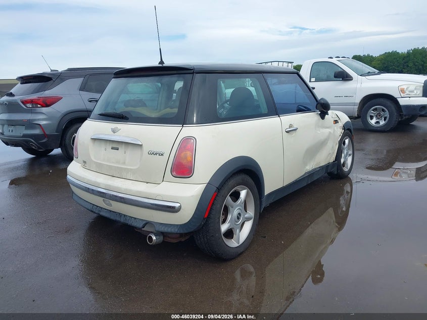 MINI COOPER 2004 VIN WMWRC33464TJ55278