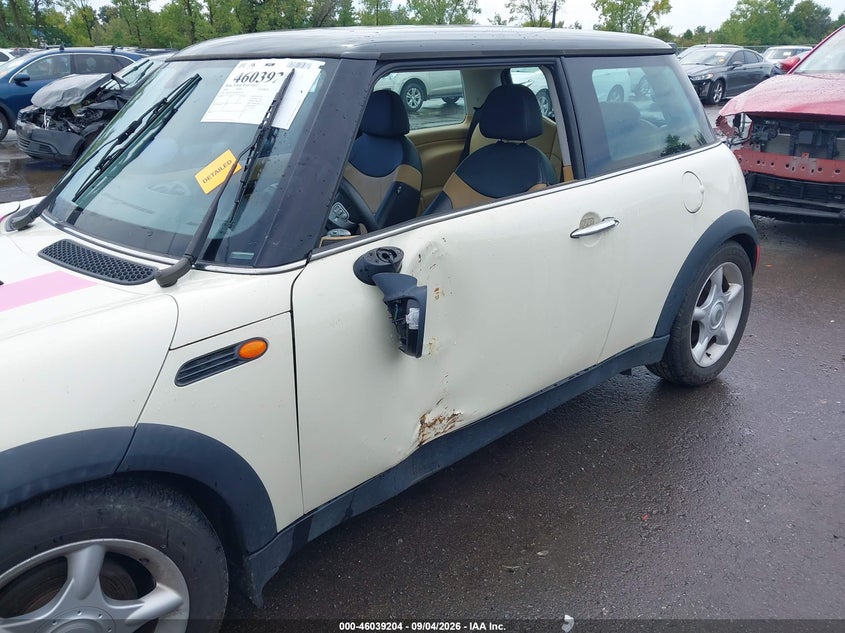 MINI COOPER 2004 VIN WMWRC33464TJ55278