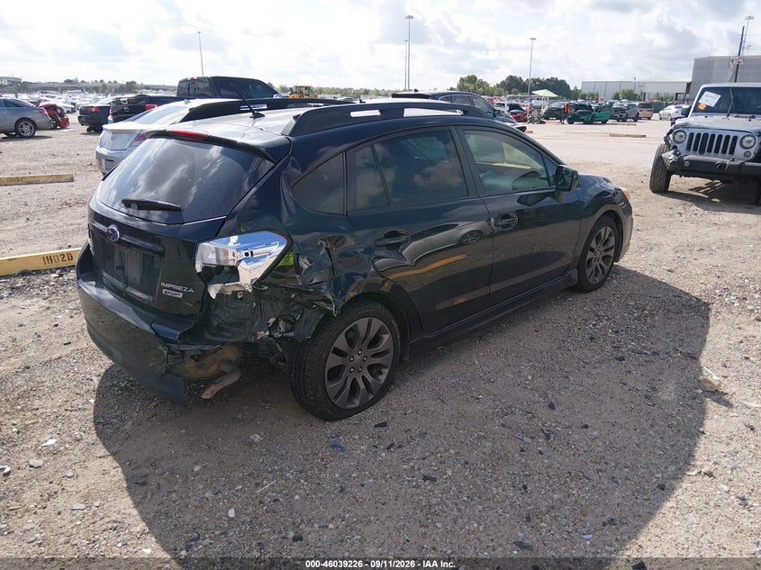 Vin: jf1gpas64e8292767, lot: 46538681, subaru impreza 2.0i sport limited 20144